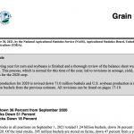 informe usda stocks trimestral 30 sep 2021